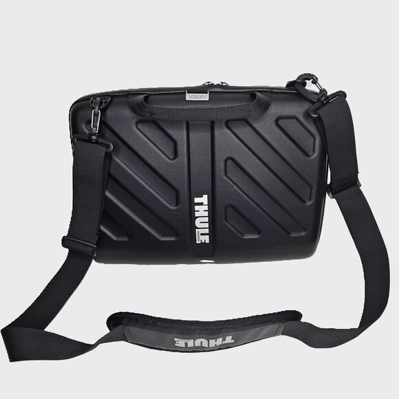 Thule Sweden Hard Shell Laptop Bag Crossbody Messenger Shoulder Bag Black
